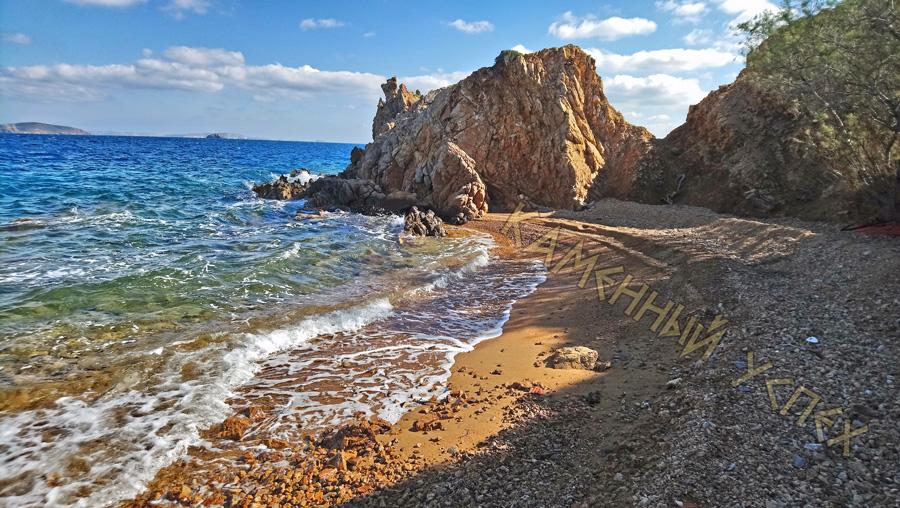 пляж острова Греции