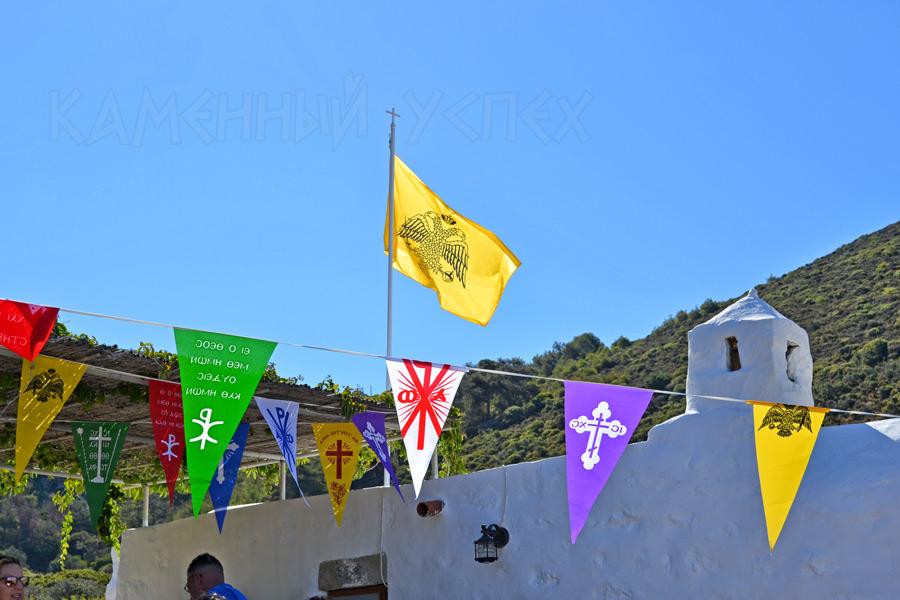 праздничные флаги Греции