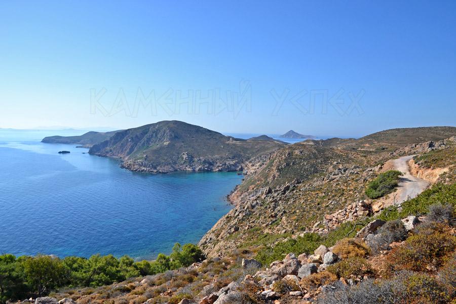 остров Патмос, омываемый Эгейским морем