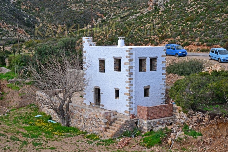 дом из природного камня строительство