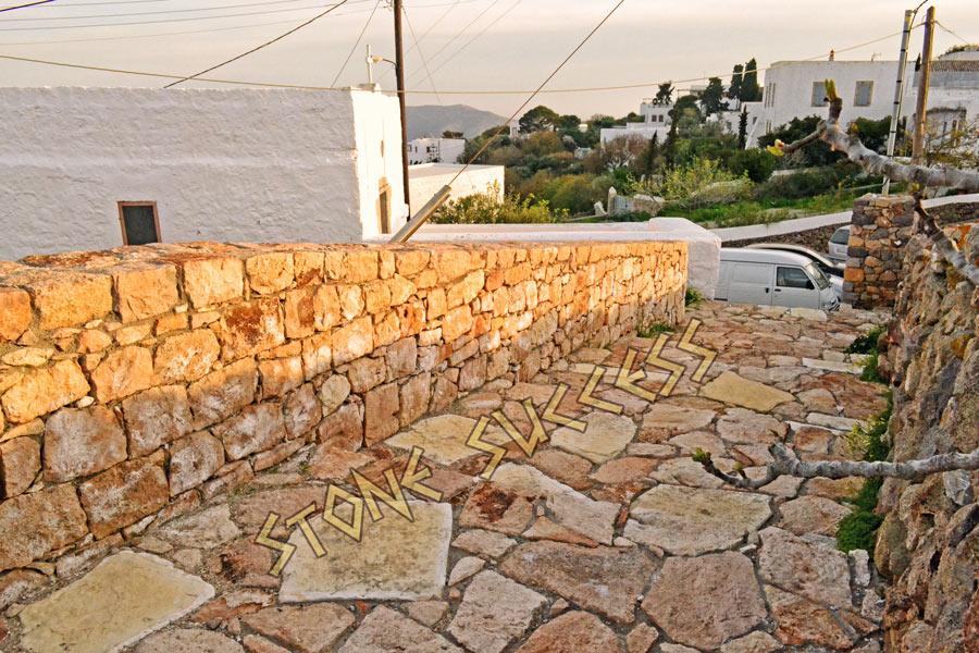 площадка лестница каменная кладка Патмос